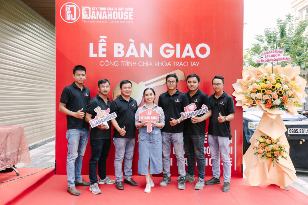 Các dự án thiết kế và thi công nhà phố Đà Nẵng luôn được Danahouse hoàn thành đúng hẹn để bàn giao đến tay khách hàng