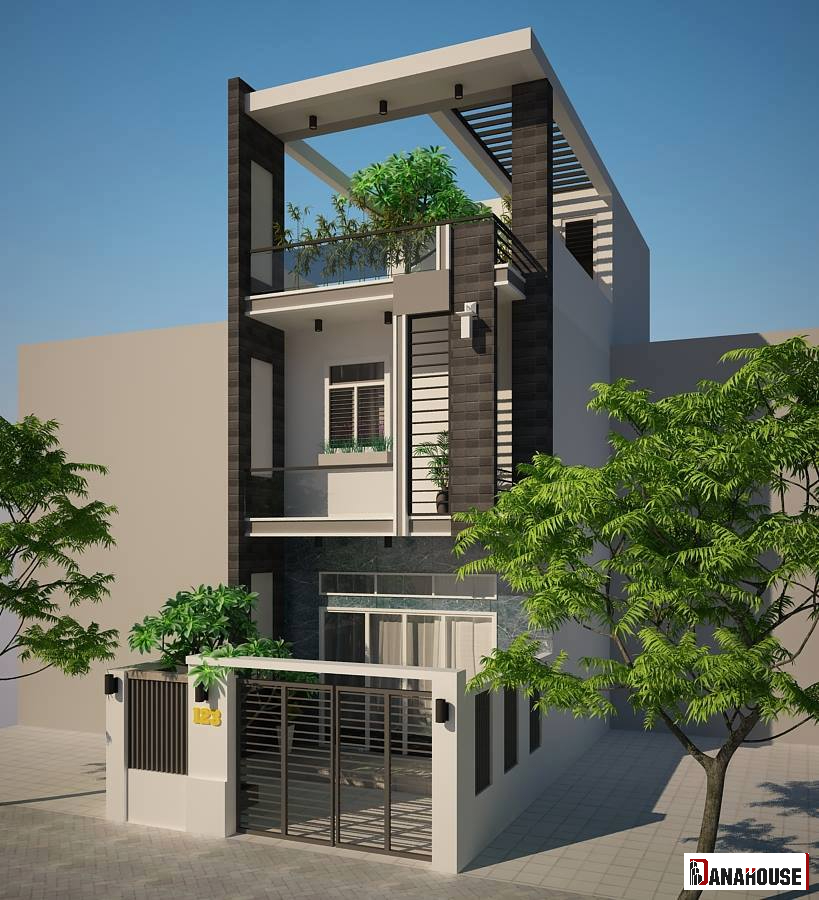 thiết kế nhà 3 tầng được các công ty xây dựng nhà trọn gói Đà Nẵng đảm bảo tốt