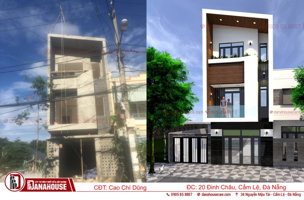 Chất lượng công trình luôn được Danahouse đảm bảo hoàn hảo từ tư vấn đến thiết kế và thi công nhà phố Đà Nẵng