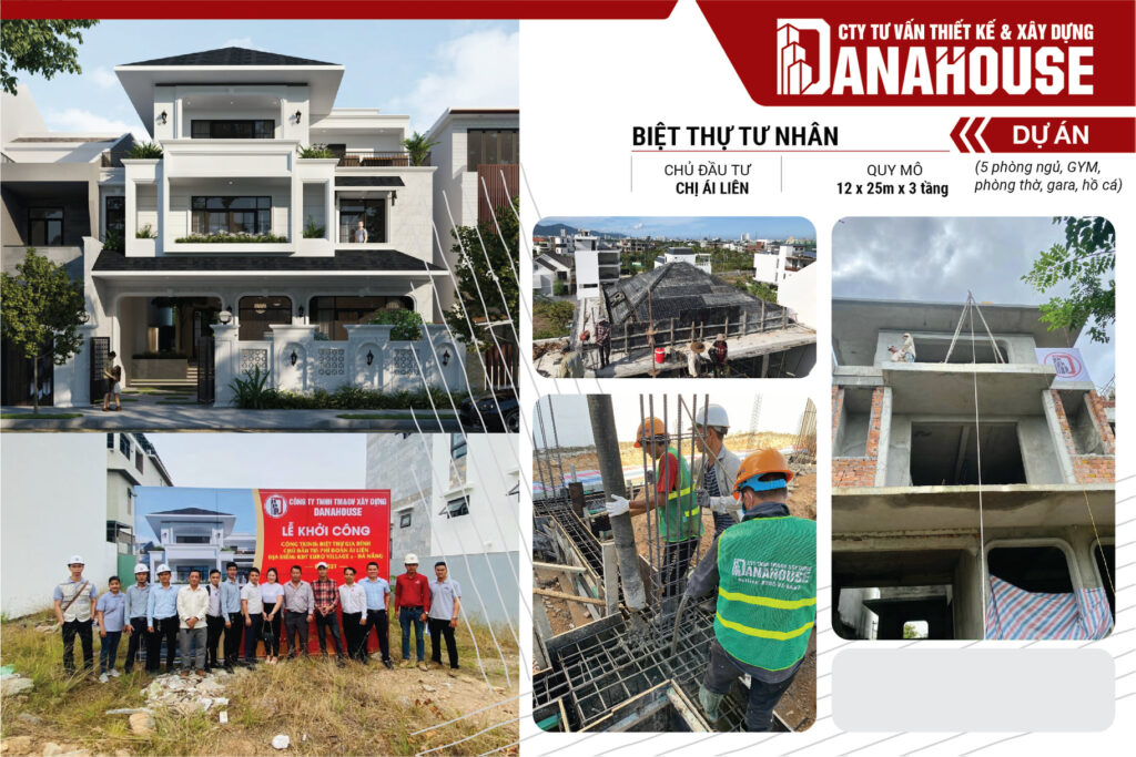 Danahouse là đơn vị đã hoàn thiện nhiều dự án xây phần thô tại Đà Nẵng và trên toàn quốc